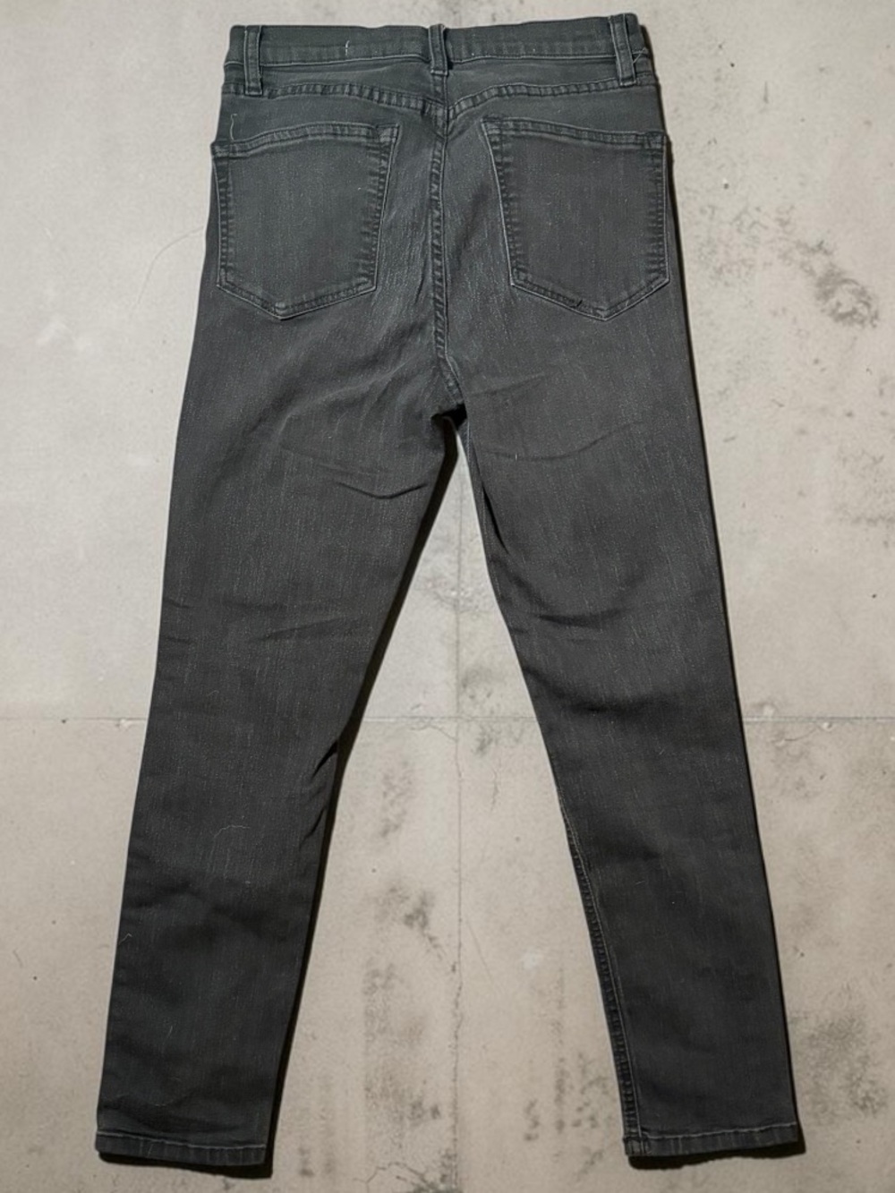 Free People Black Hi Rise Skinny Jeans Size 28 Stretch Denim FP Basics - Picture 3 of 3